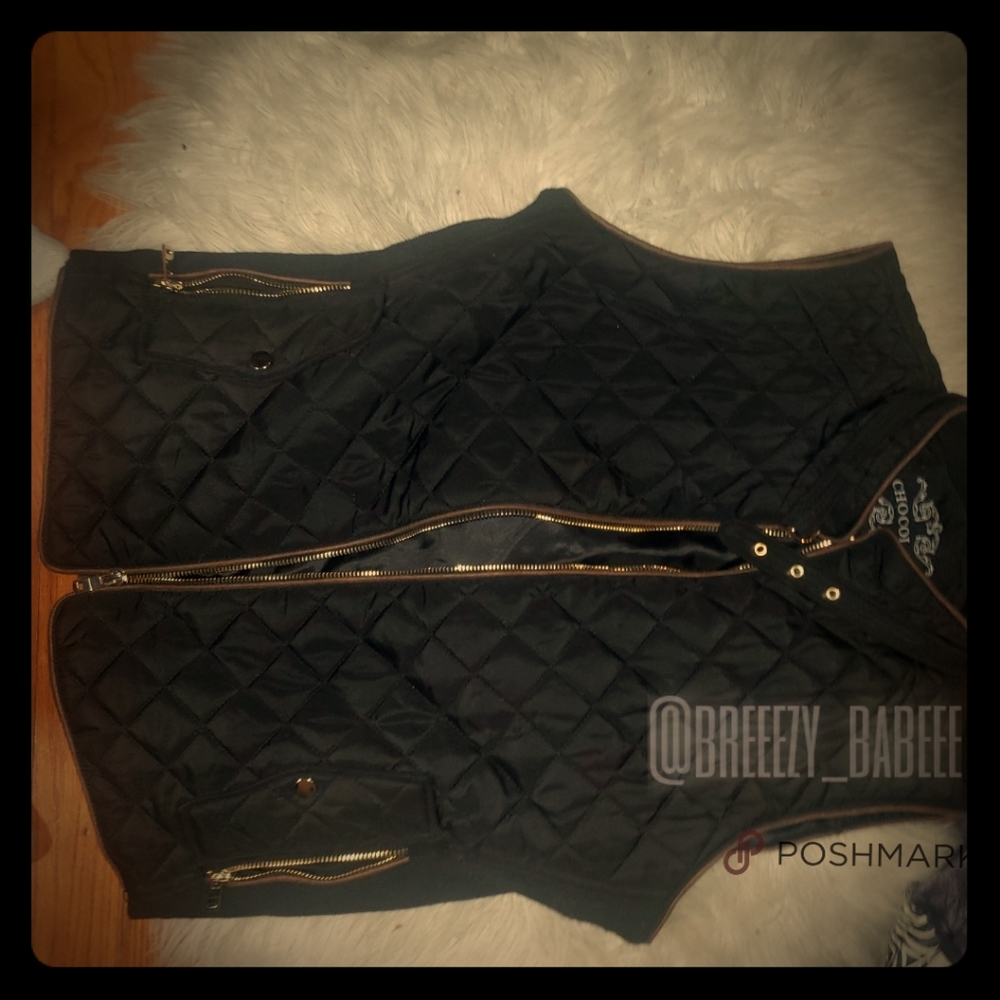 Chocolate Brand Black Winter Vest